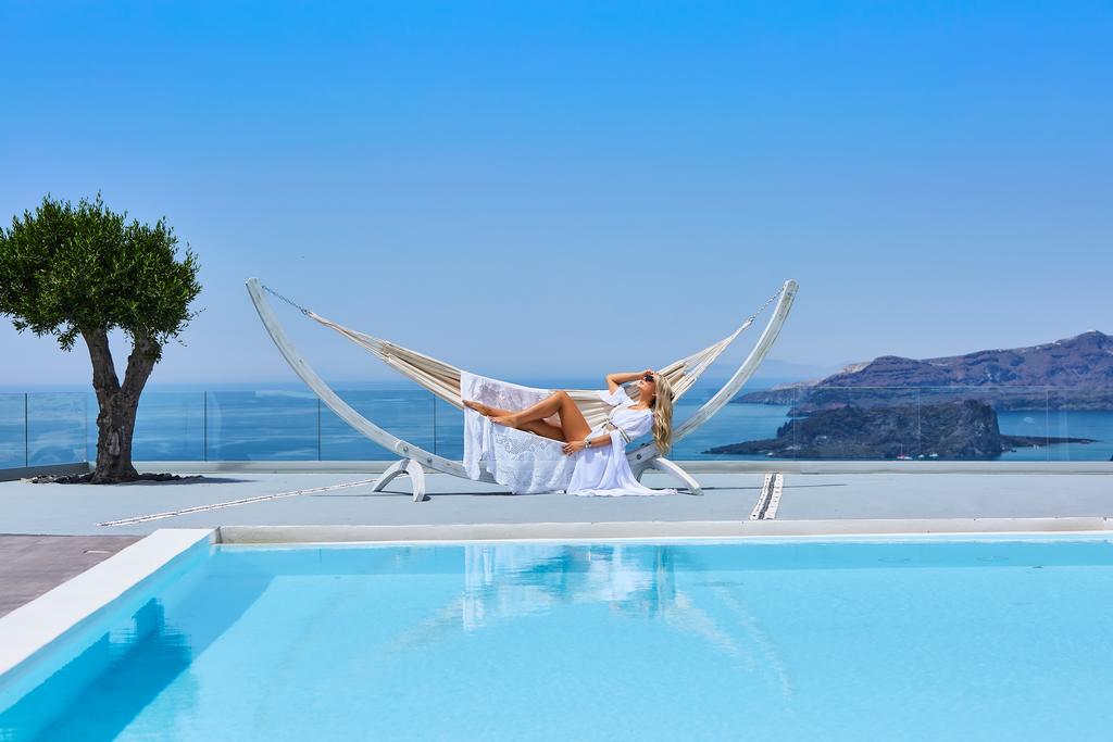 Thermes Luxury Villas And Spa (Adults Only) Megalochori  Exteriér fotografie