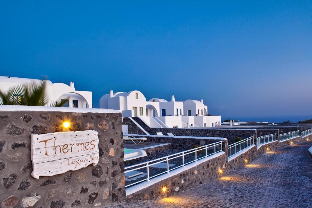 Thermes Luxury Villas And Spa (Adults Only) Megalochori  Exteriér fotografie